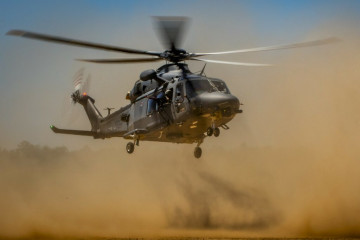 Helicóptero MH 139A de Estados Unidos. Foto. USAF