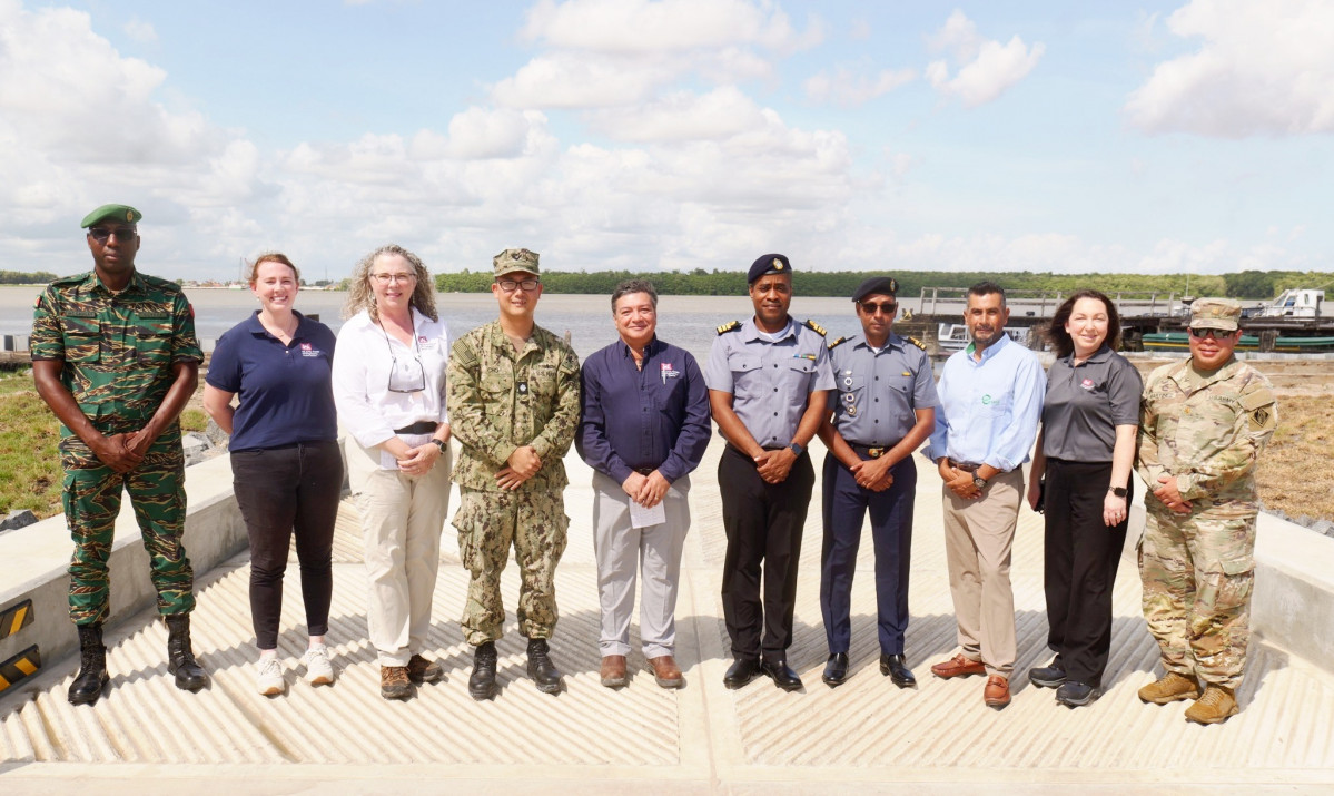 Guyana FzaDefensa EstNavalHinds US Embassy Guy