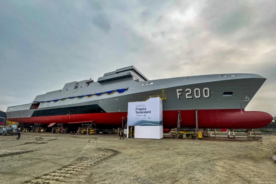 Botadura de la primera fragata de la clase Tamandaré Firma Marina de Brasil