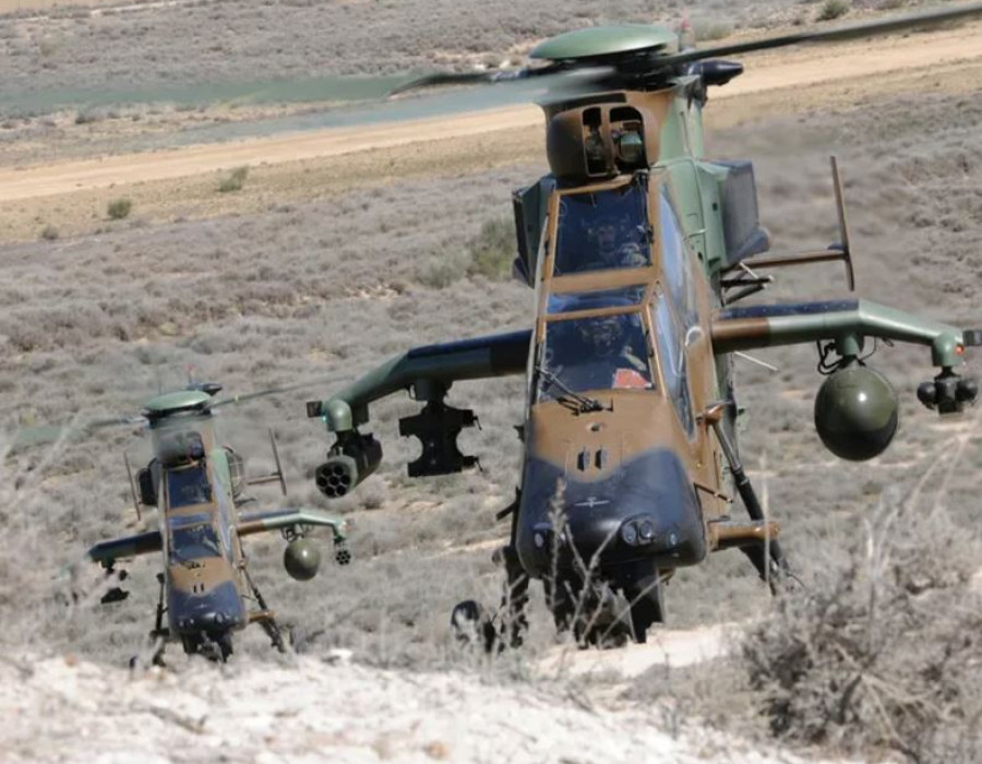 Helicópteros de combate Tigre. Foto. Airbus Helicopters