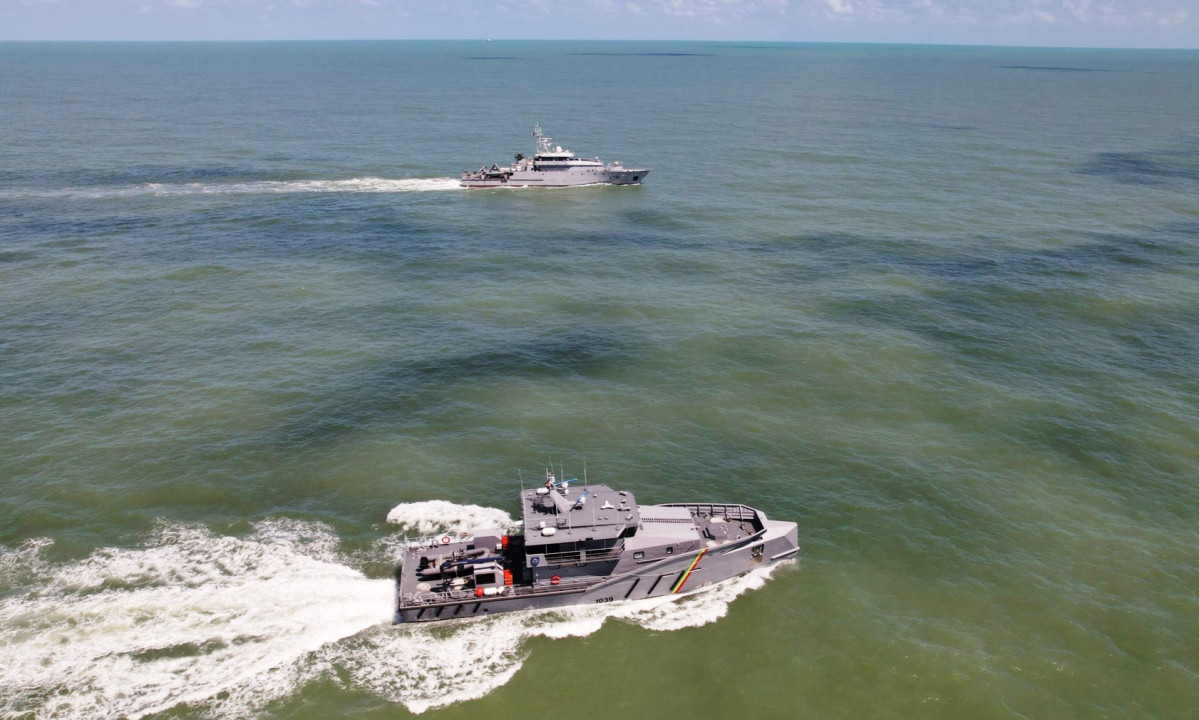 Guyana FzaDefensa Francia Ejercicio naval GuyanaDefenceForce