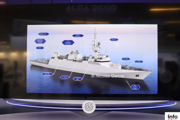 Imagen virtual de la fragata ligera Alfa 3600 de Navantia Firma Nicolás García 002 OK