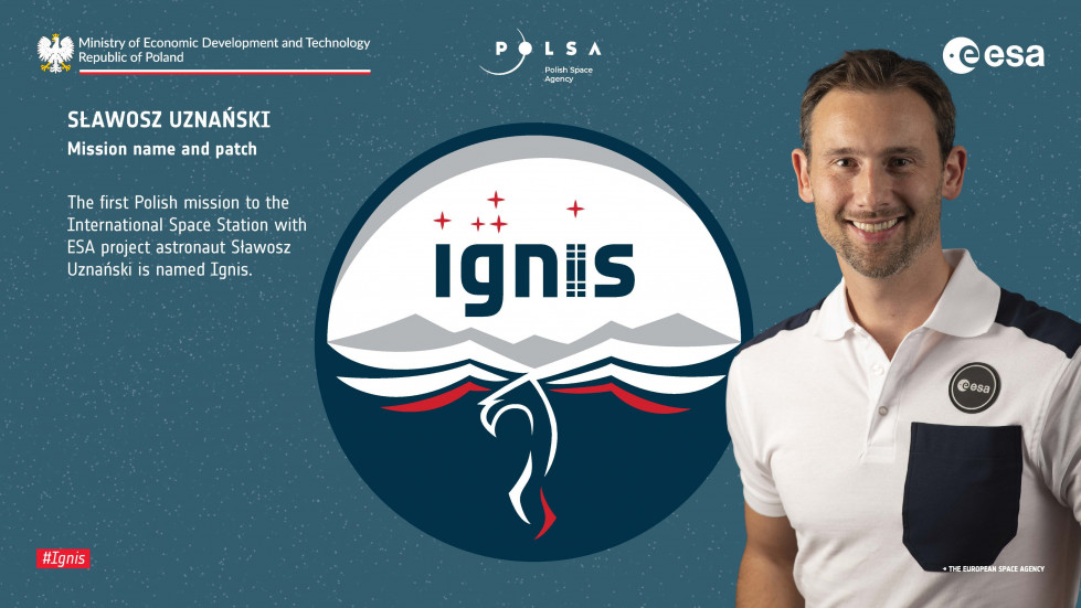 Ignis, la ESA y Polonia ponen nombre a la misión que los llevará a la ISS