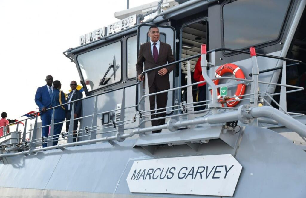 Jamaica CoastGuard Damen FCS 5009 Patrol Office of Prime Minister