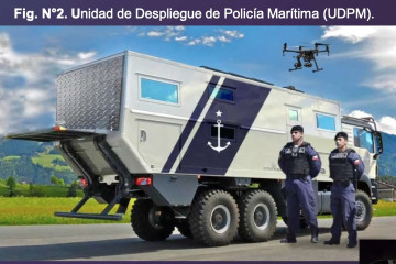 Imagen virtual del vehículo que incorporará la Unidad de Despliegue de Policía Marítima de la Gobernación Marítima de Talcahuano Firma Armada de Chile 002