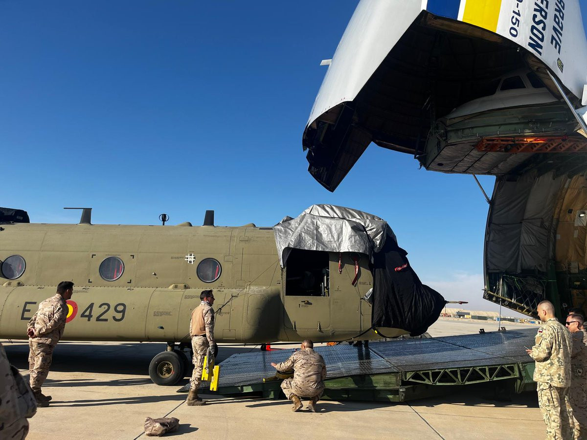 Repliegue de los Chinook en irak