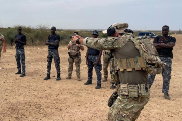 Ejercicios de instrucción del Ezapac en Sengal