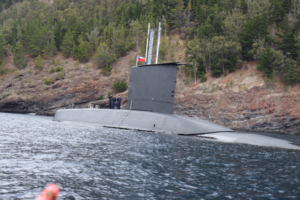 Submarino SS 20 Thomson en Juan Fernández Firma Armada de Chile