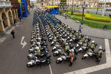 MotosHondaXRESahara Entrega9noyUltimoLote PNP Serenazgos 400unidades 18dic2024 MuniLima