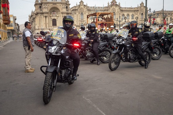 MotosHondaXRESahara Entrega9noyUltimoLote PNP Serenazgos 400unidades 18dic2024 MuniLima 01