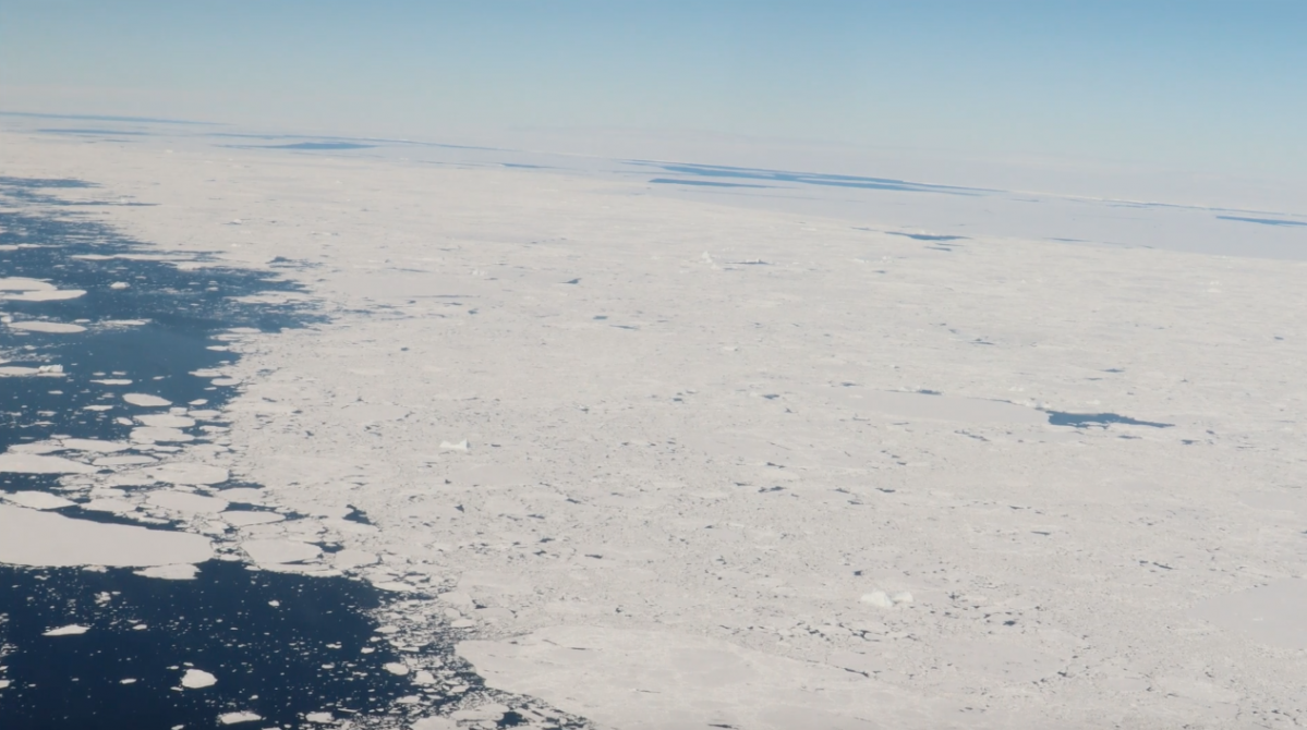 Escombros de Hielo en el Mar de Bellingshausen en el Territorio Chileno Antu00e1rtico