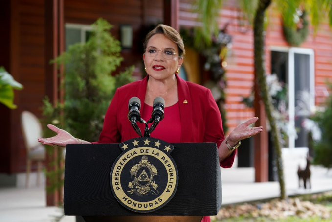 Presidenta de Honduras Xiomara Castro