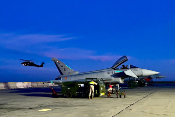 Eurofighter español en Rumanía