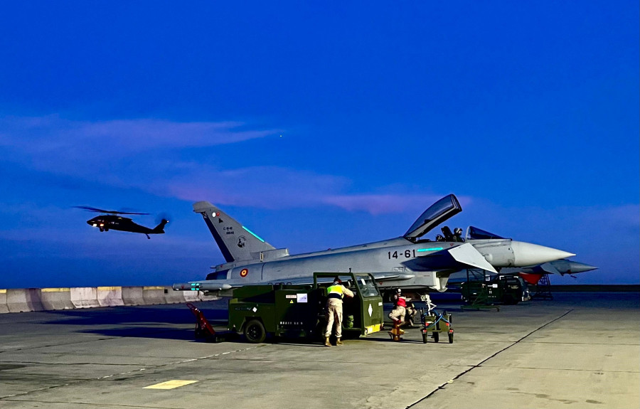 Eurofighter español en Rumanía