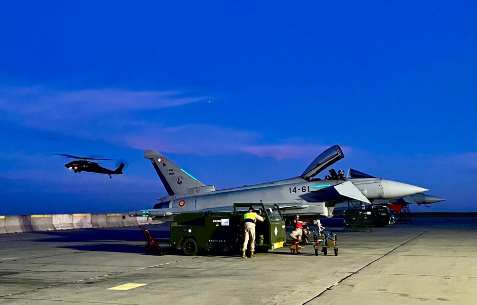 Eurofighter español en Rumanía