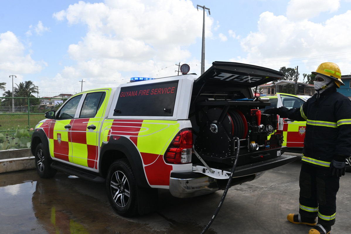 Guyana ServBomberos Toyota Hilux Ministery of HomeAffairs