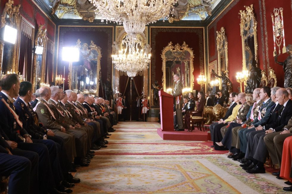 Discurso del rey en la Pascua Militar