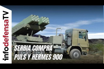 Serbia compra el sistema de artillería PULS y los drones Hermes 900