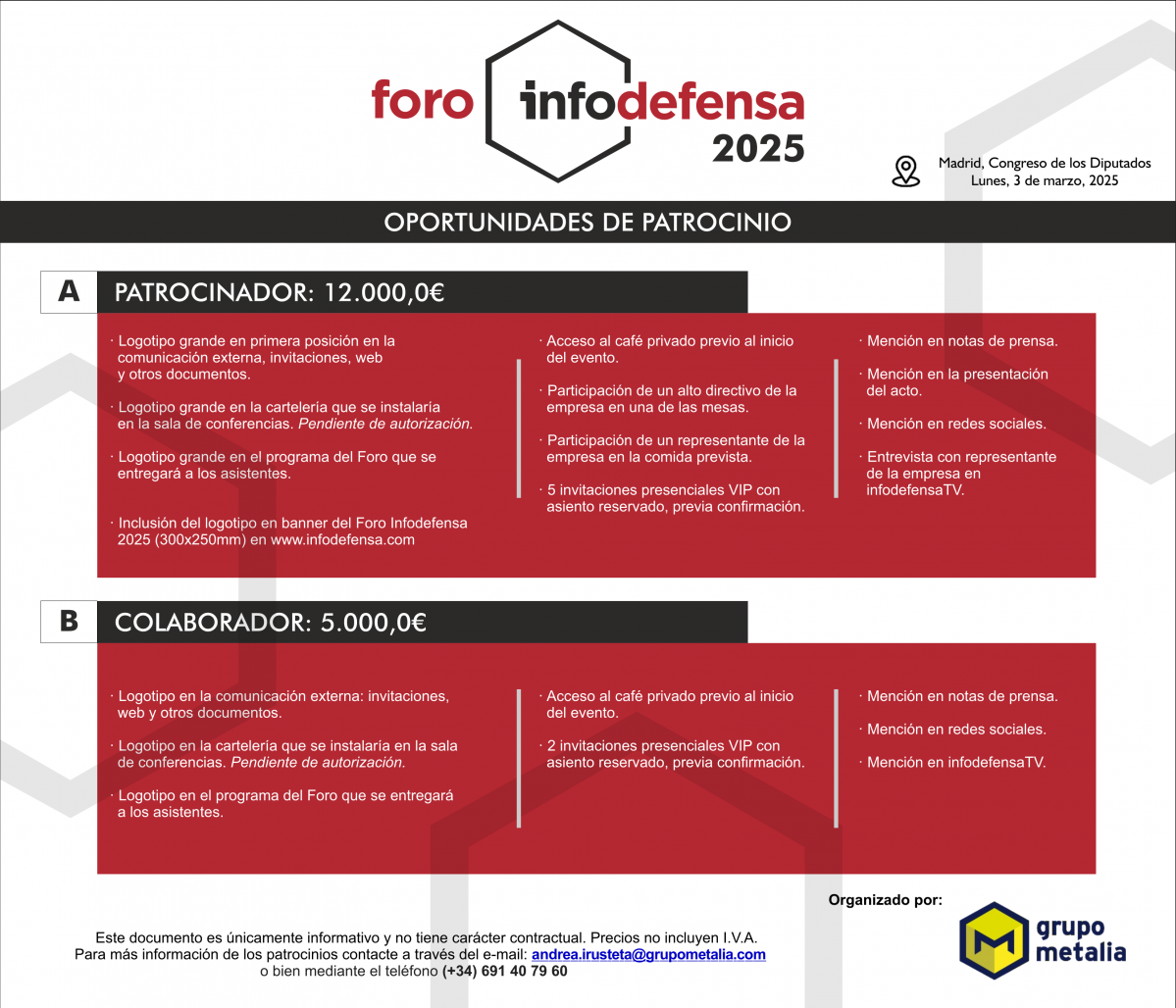 Dossier patrocinio Foro Infodefensa 2025 v04