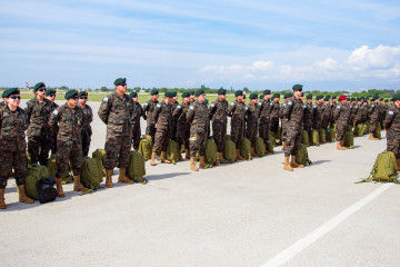 Militares guatemaltecos en Haití