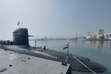 Submarino indio INS Vaghsheer de la clase Scorpene. Foto. Naval Group