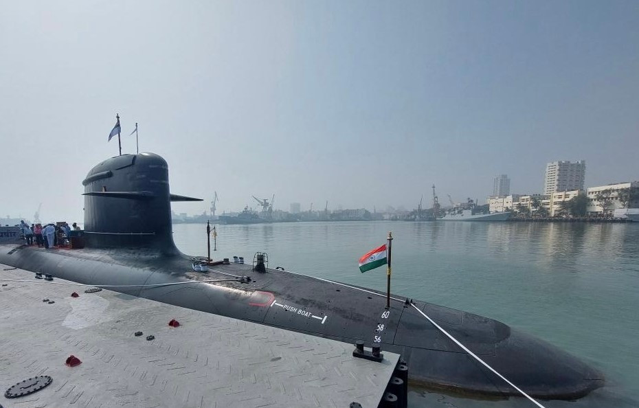 Submarino indio INS Vaghsheer de la clase Scorpene. Foto. Naval Group