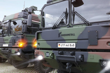 Camiones UTF alemanes. Foto. Rheinmetall