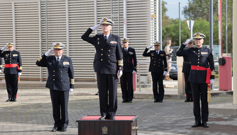 Ceremonia de toma de posesión del general Souto como comandante general de la Infantería de Marina