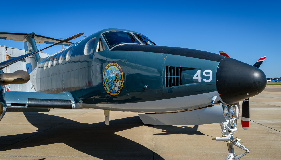 Fotogalería: la Armada Argentina incorpora su segunda aeronave Beechcraft TC-12B Hurón