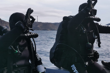 Despliegue la Unidad de Buceo de Cádiz en Melilla