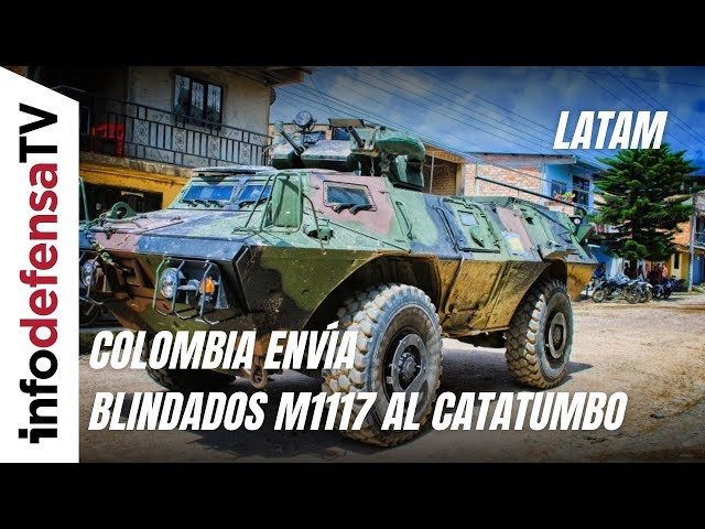 Colombia envía un nuevo lote de blindados M1117 al Catatumbo