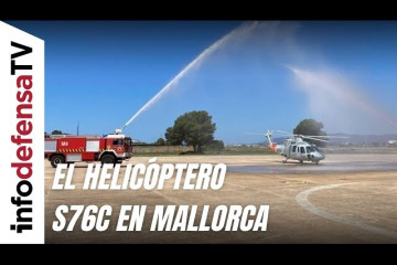 El helicóptero S76C del Ejército del Aire y del Espacio operará en Mallorca a la espera del NH90