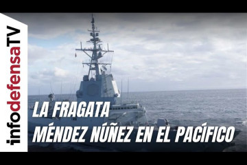 La fragata Méndez Núñez se desplegará durante cinco meses en el Pacífico para una misión europea