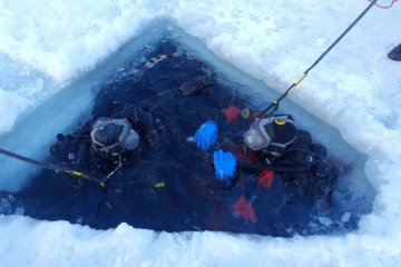 Curso de buceo bajo el hielo