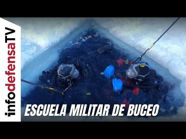 La Armada forma a buzos en misiones bajo el hielo en ibón de los Baños en Panticosa