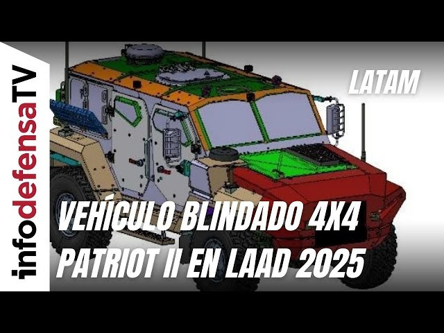 Tatra y Excalibur Army exhibirán el vehículo blindado 4x4 Patriot II el próximo abril en LAAD 2025