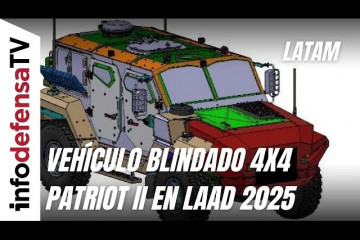 Tatra y Excalibur Army exhibirán el vehículo blindado 4x4 Patriot II el próximo abril en LAAD 2025