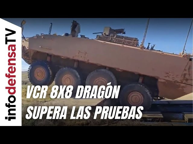 El 8x8 Dragón supera las pruebas de rodadura y fiabilidad