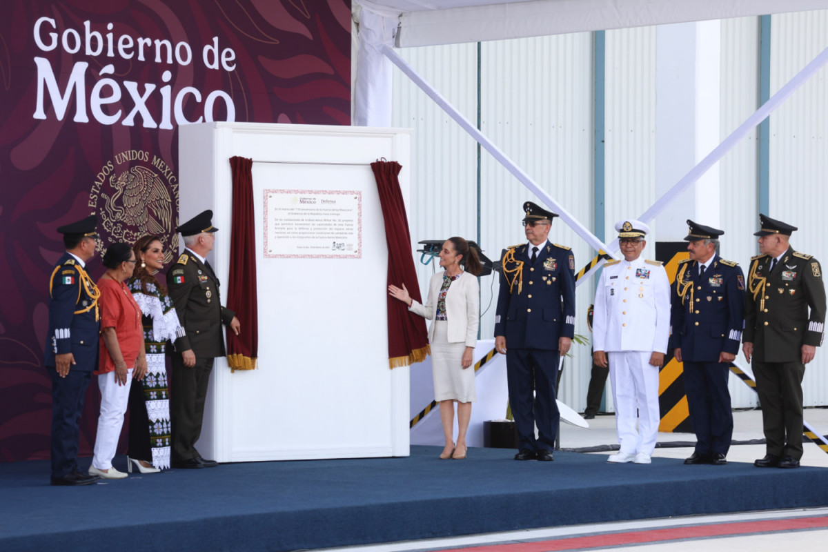 2025 02 10 110 Aniversario de Fuerza Ae rea Mexicana e inauguracio n Base Ae rea Militar 20   Tulum   Quintana Roo 9