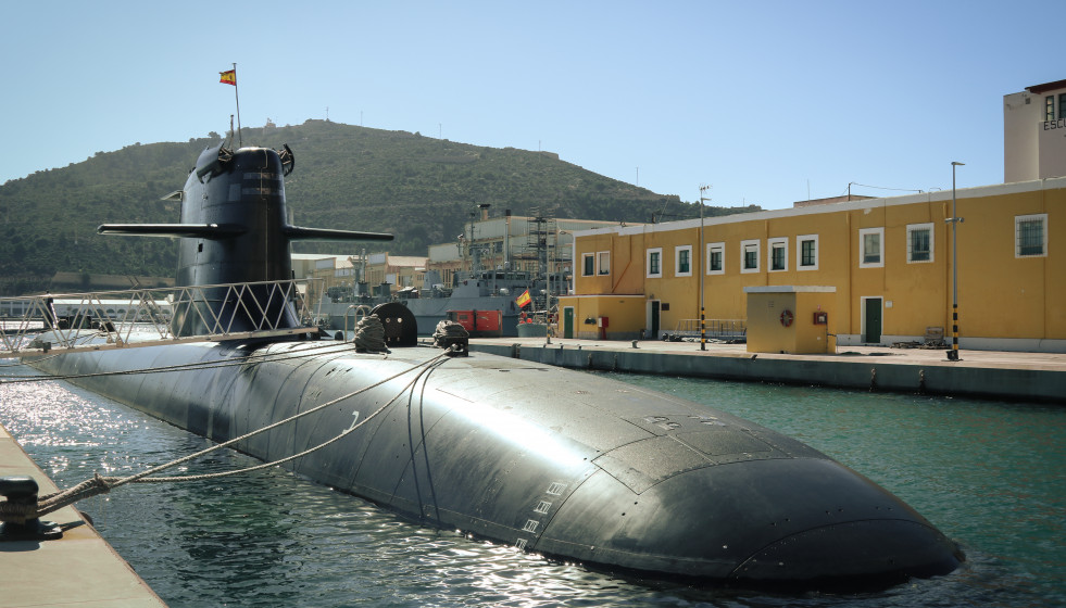 El submarino S-81 Isaac Peral de la Armada