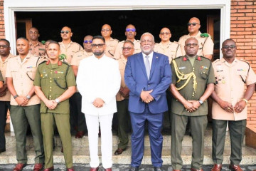 Guyana FzaDefensa Presidente Ali Office of the President