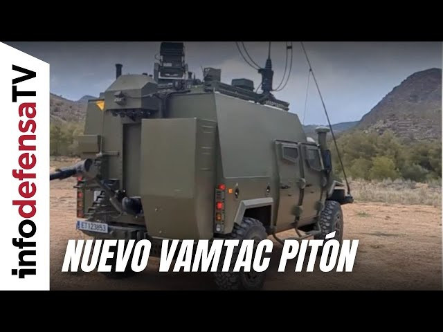 El Ejército de Tierra recibe el Vamtac Pitón para la defensa de amenazas NBQ