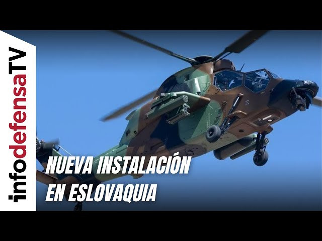 Nuevas instalaciones en Eslovaquia para desplegar helicópteros Tigre y NH90 del Ejército español