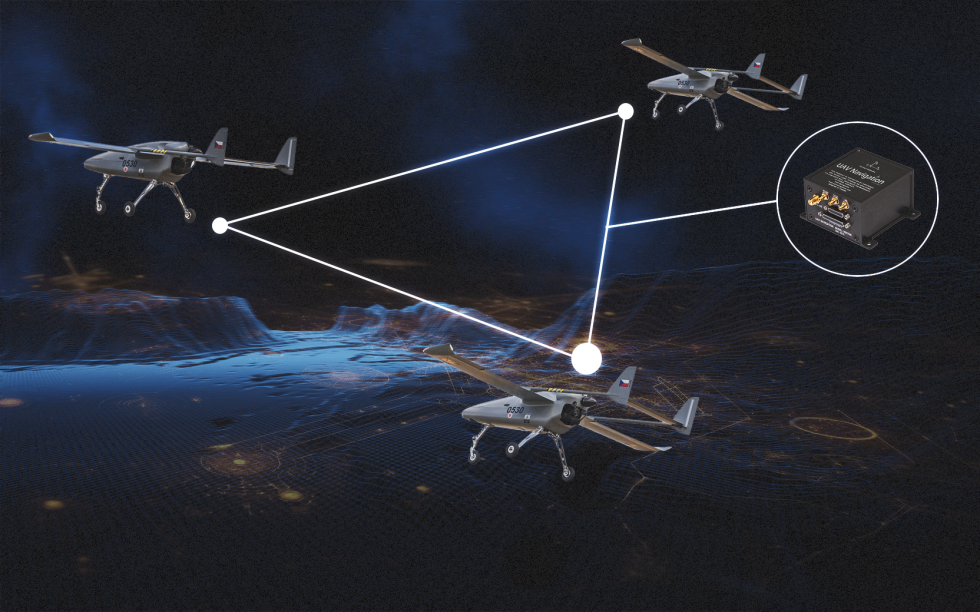 UAV Navigation y Primoco consiguen coordinar de forma autónoma un enjambre de drones desde una aeronave tripulada