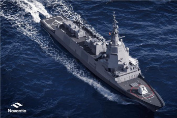 Renderizado Fragata F110 Navantia