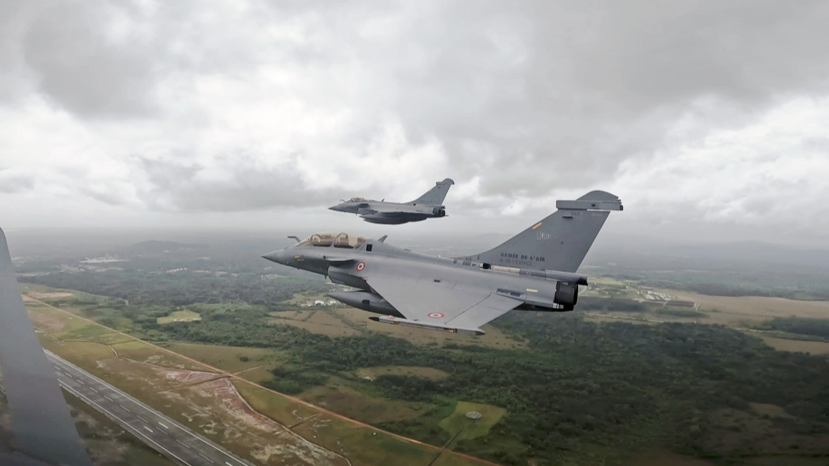 Francia Armee de lAir Rafale Forces Armee en Guyane