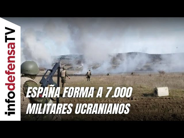 Más de 7.000 militares ucranianos han realizado cursos de formación en España