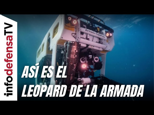 La Armada incorpora el robot subacuático Leopard a bordo del buque Neptuno