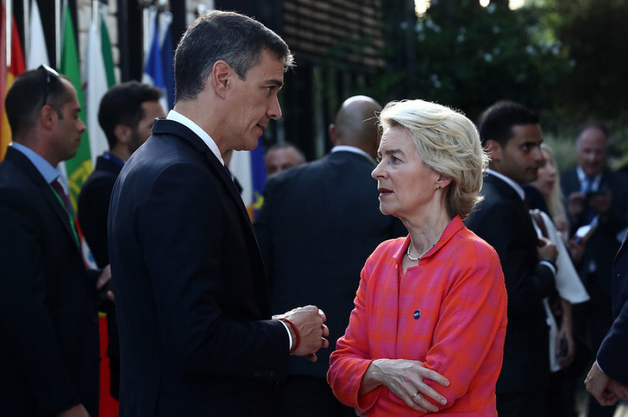 Pedro Sánchez y Ursula Von der Leyen