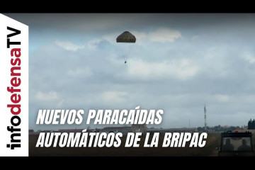 La Bripac estrena nuevos paracaídas de apertura automática desde helicópteros Chinook de las FAMET